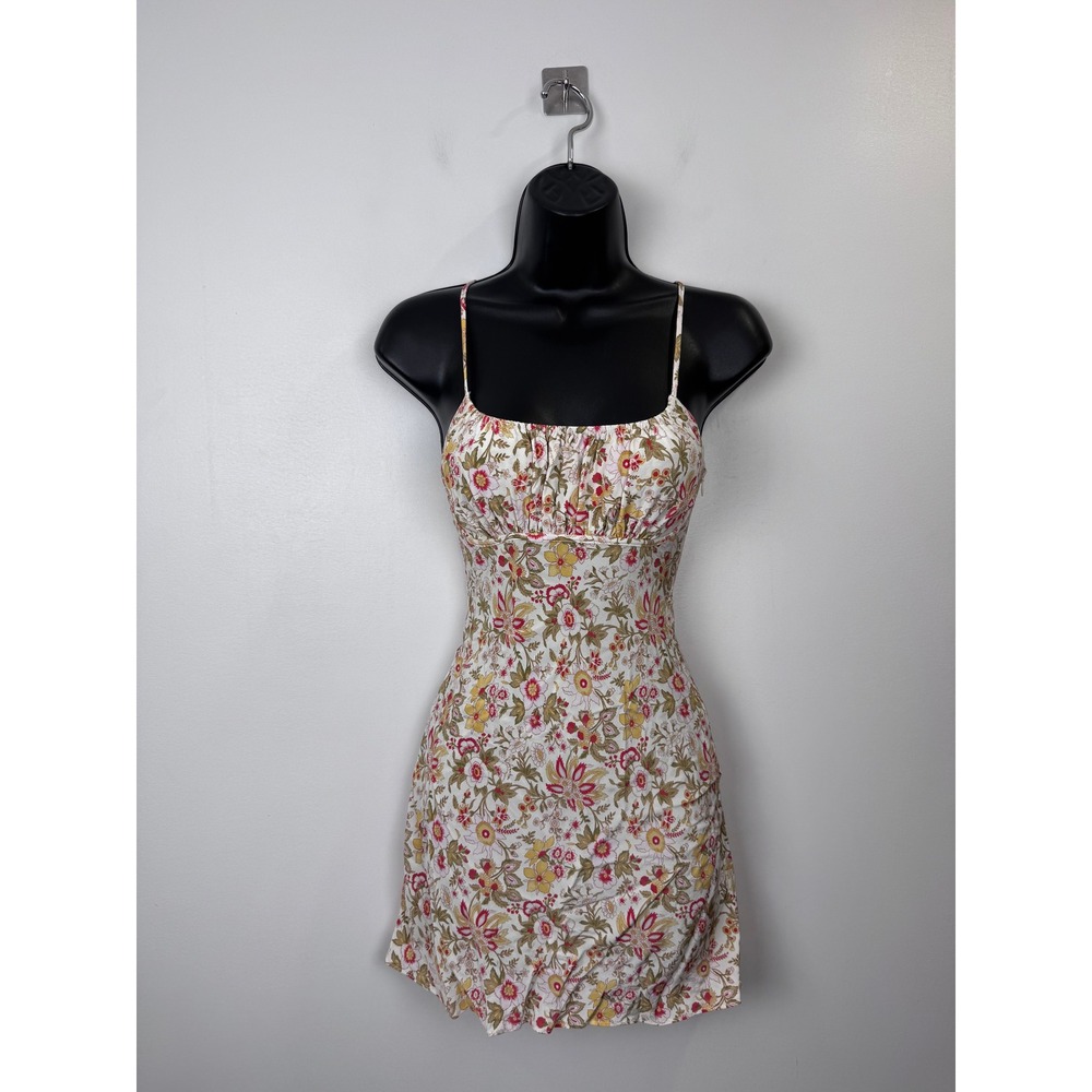 Réalisation Par Lilou Summer Floral Mini Dress Women Size XXS